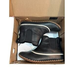 NWT/Box Sorel Black Out and About Chelsea boot Women’s sz 10 from Anthropologie